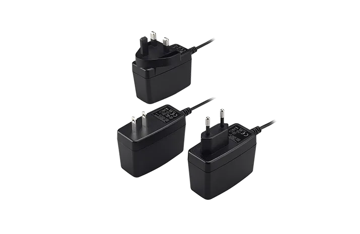 TRE25 25Watts AC-DC Wall-mount Power Adapter Level VI Effciency